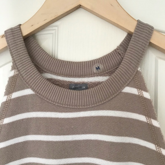 Aerie Halter Striped Sweatshirt Tank Top - Picture 4 of 12